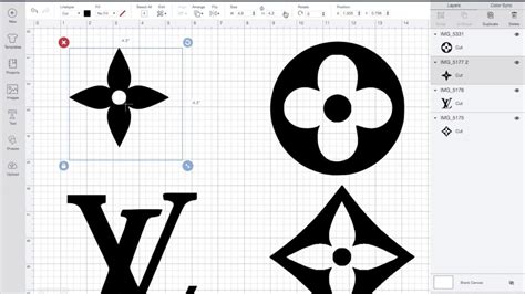 lv cutouts|How to make Louis Vuitton Stencils (Cricut) .